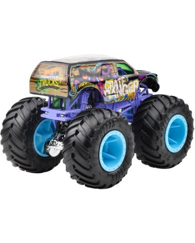 Комплект бъгита Hot Wheels Monster Trucks - Totaled & Crate Danger, 1:64 - 3